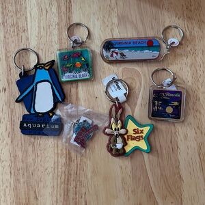 Penguin Keychain - Blue